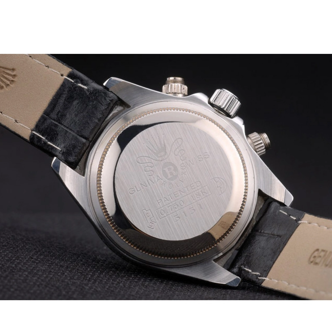 Aaa replica watch Bezel Crystal Crystal Studded Dial Case Steel Studded Lady Daytona Stainless Rolex 0723